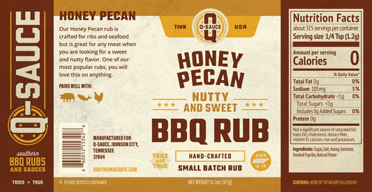Q Sauce | Honey Pecan Rub