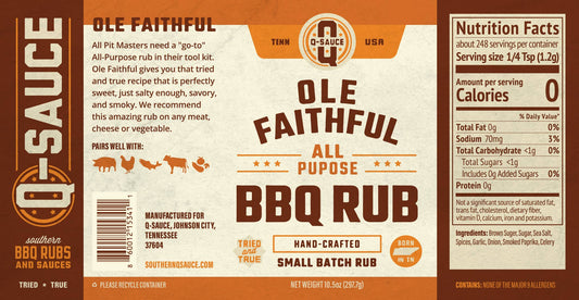 Q Sauce | Ole Faithfull All Purpose Rub