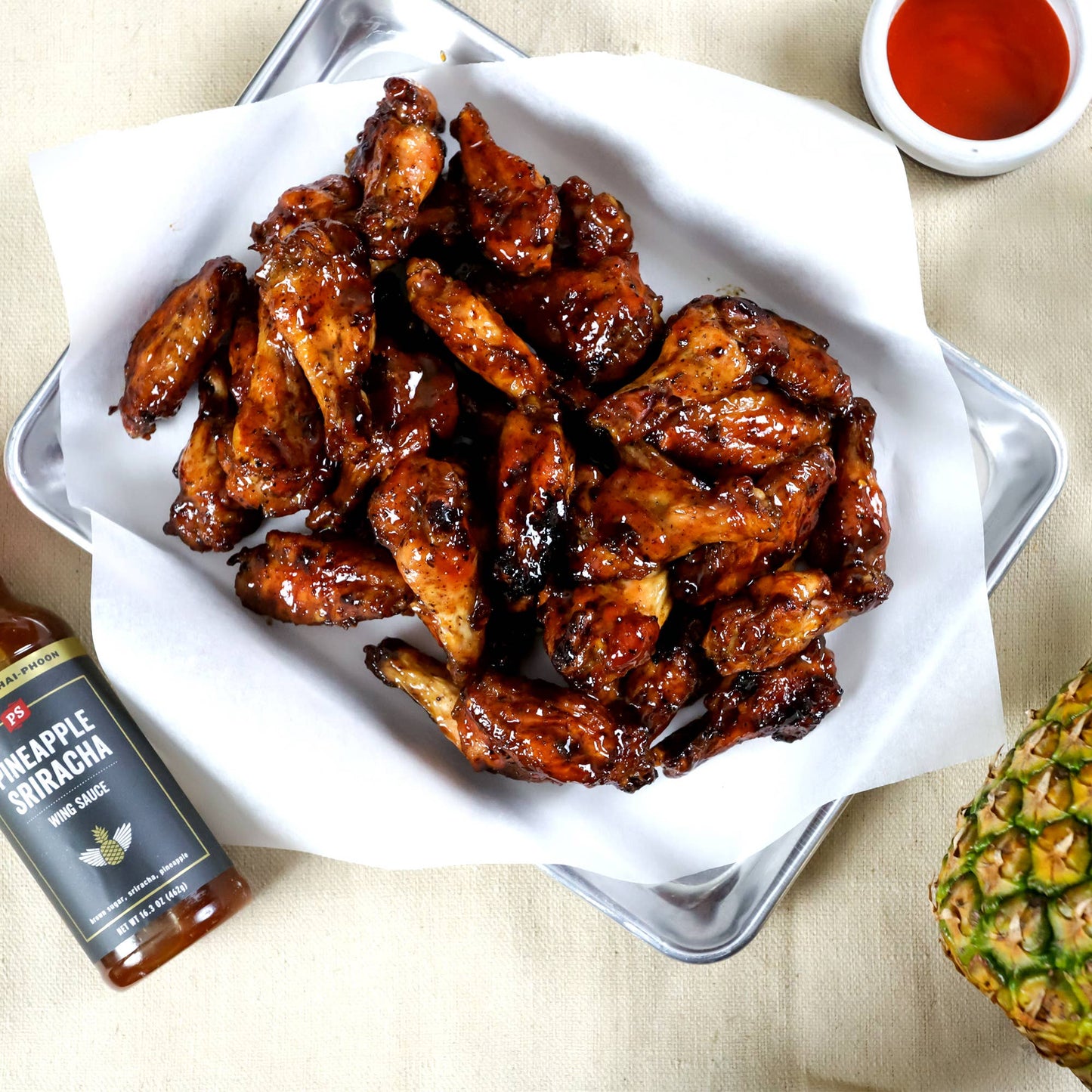 PS | Pineapple Sriracha Wing Sauce