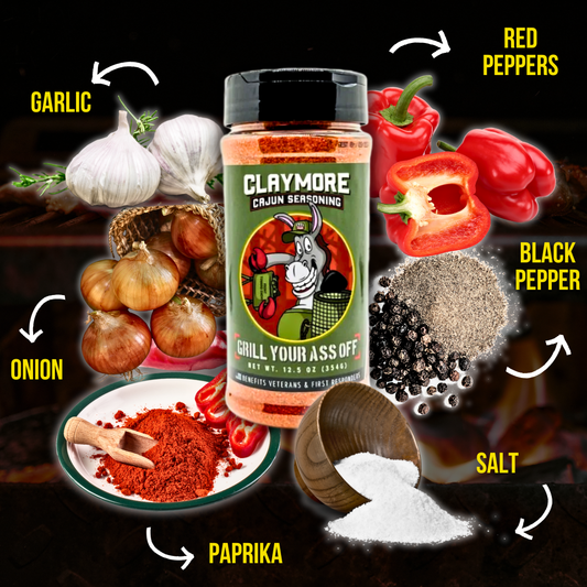 Grill Your Ass Off | Claymore Cajun Seasoning