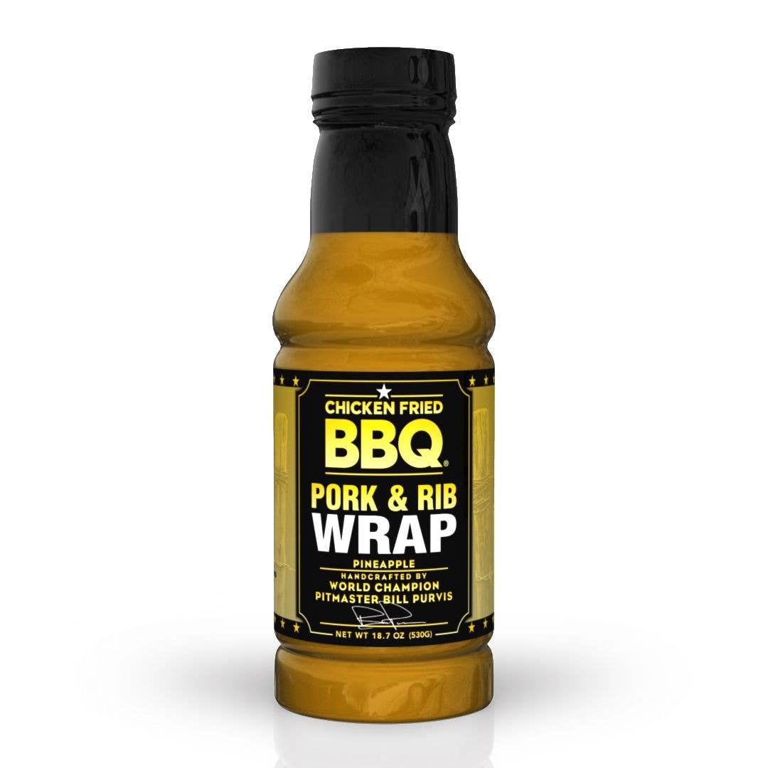 Chicken Fried BBQ, Pineapple Pork and Rib Wrap