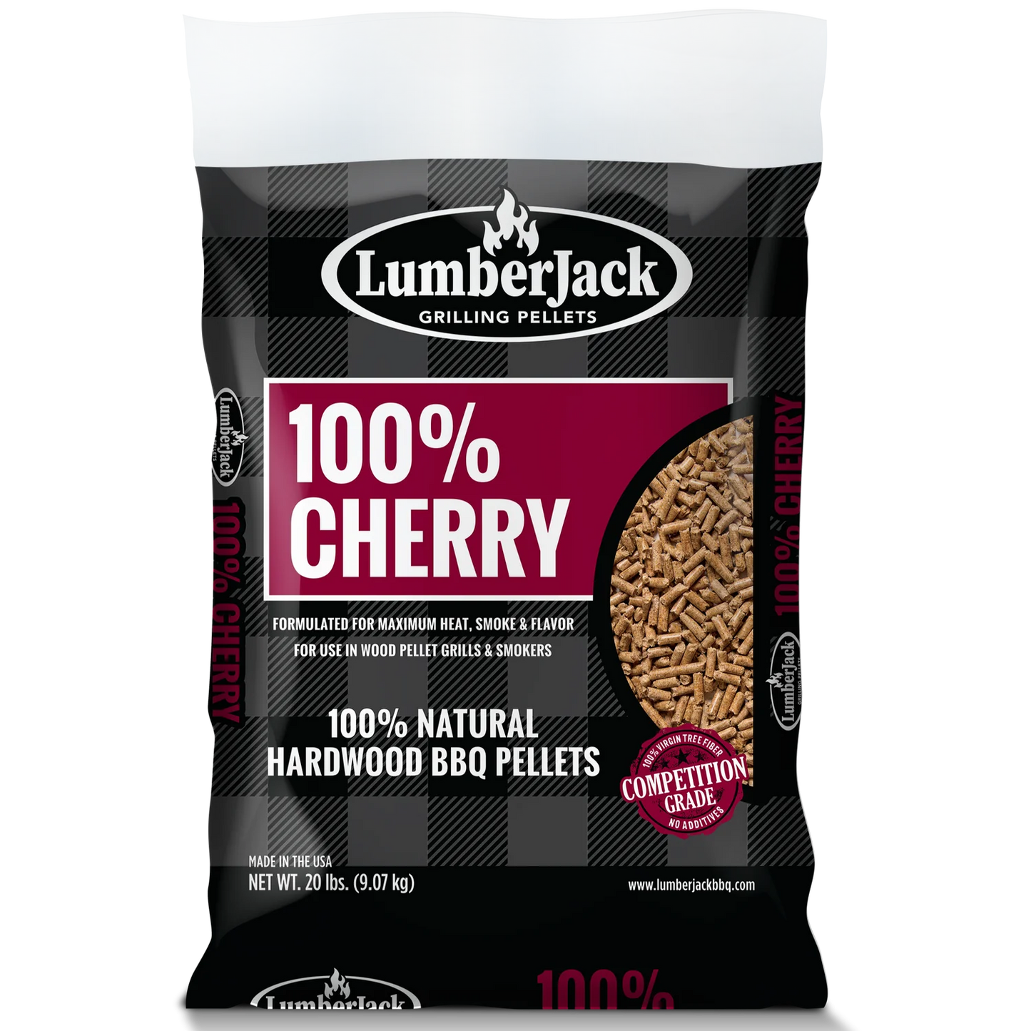 100% Cherry Lumberjack Pellets