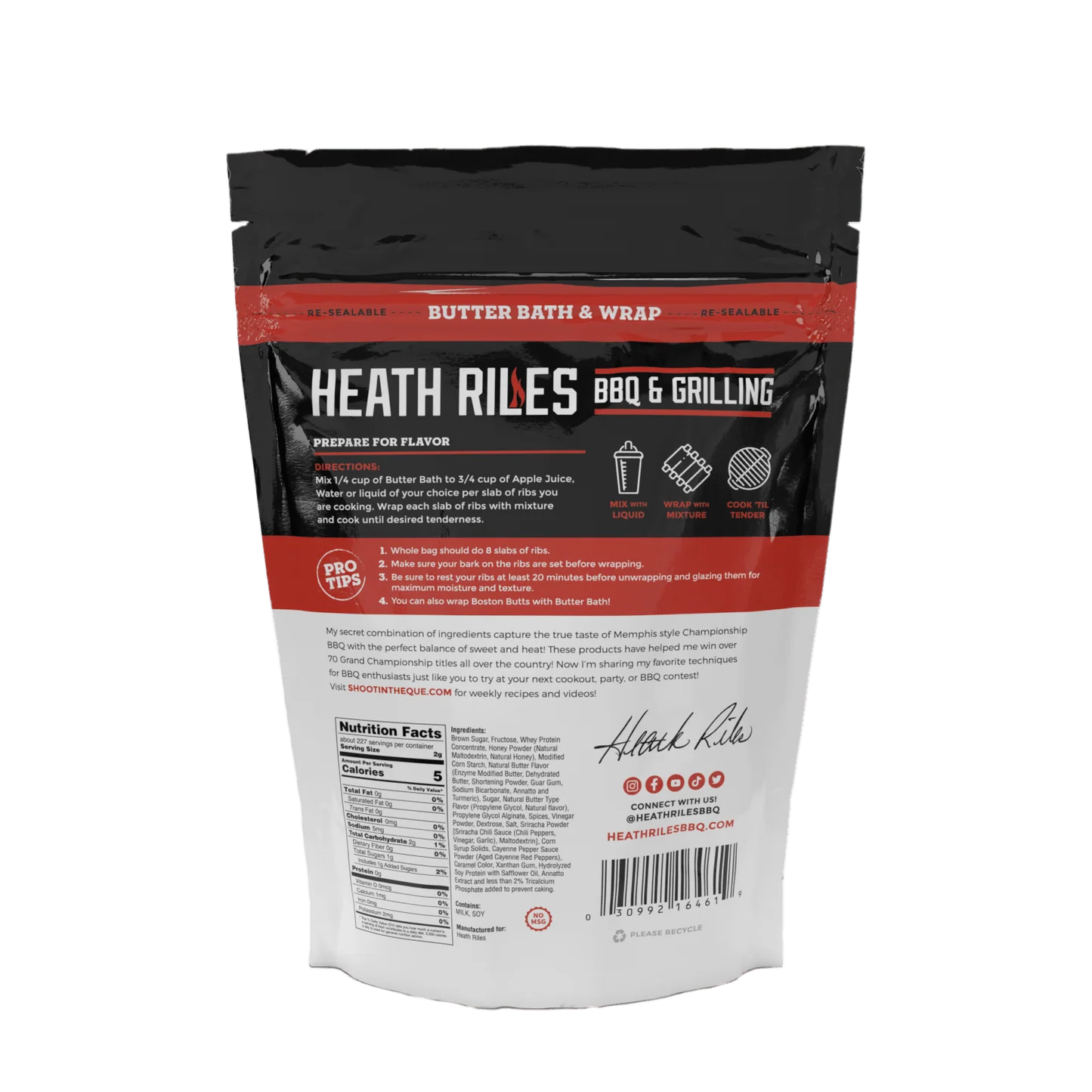 Heath Riles Butter Bath & Wrap