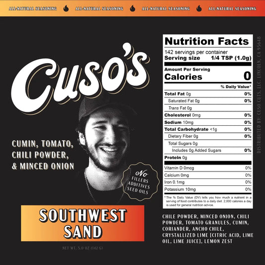 Cuso’s | Southwest Sand Rub