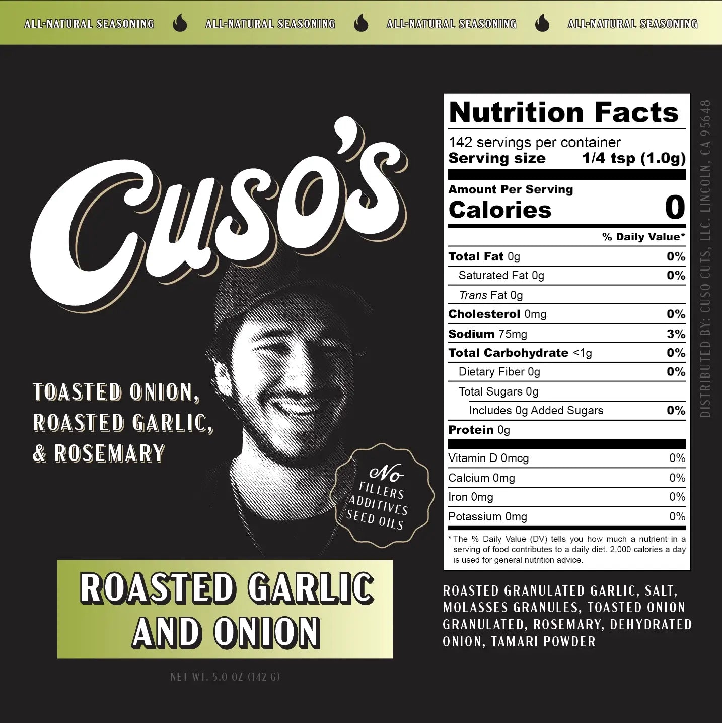 Cuso’s | Roasted Garlic & Onion Rub