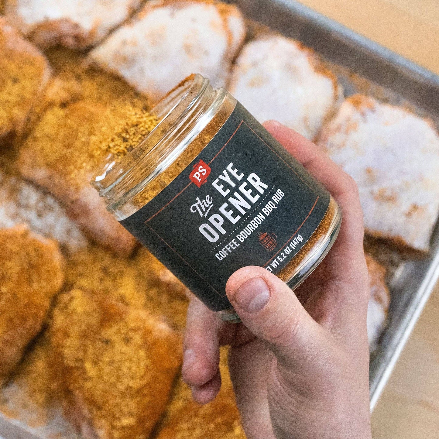 PS | The Eye Opener Coffee Bourbon BBQ Rub