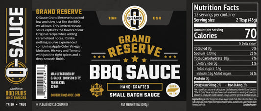 Q Sauce | Grand Reserve BBQ Sauce