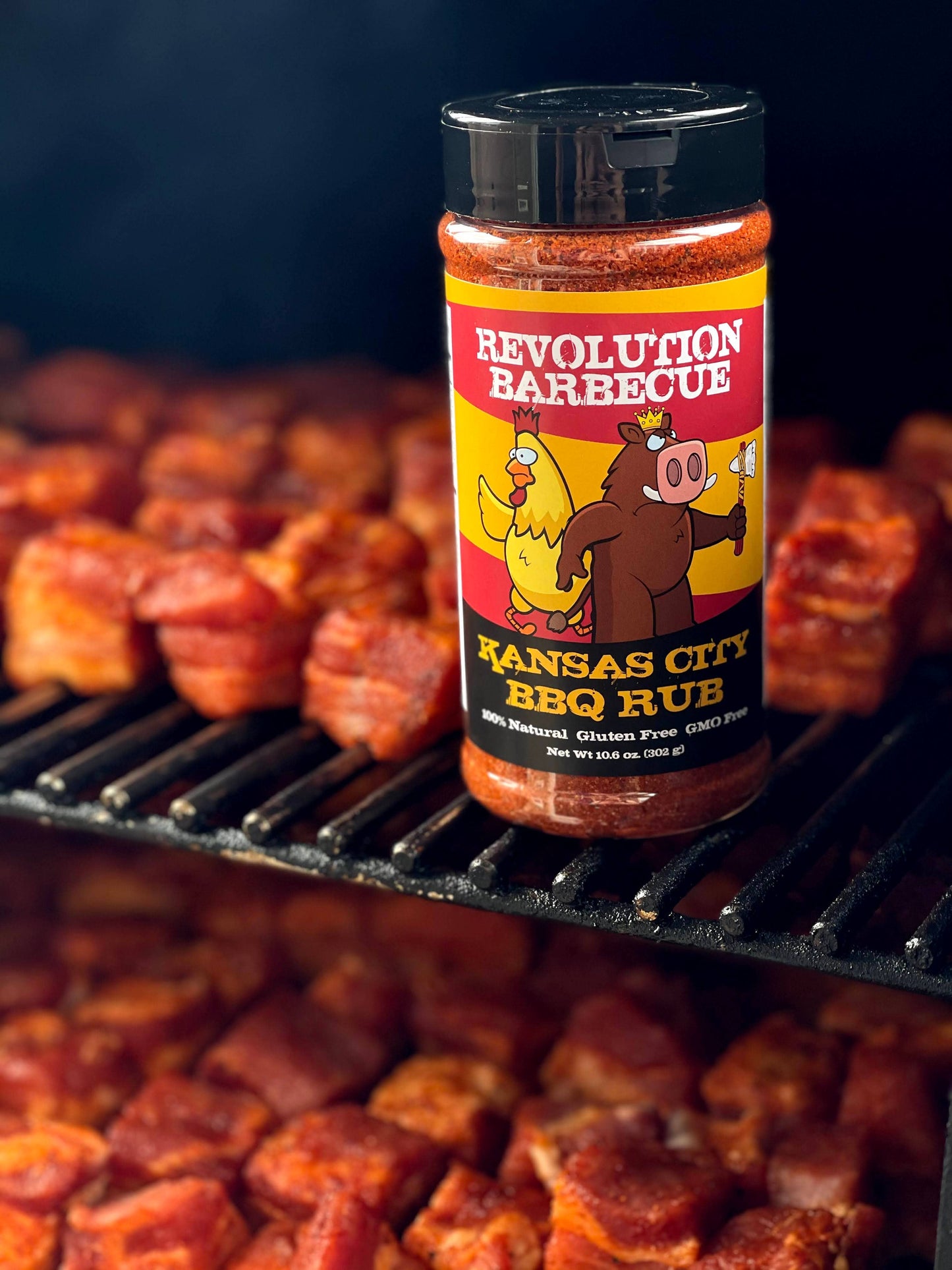 Revolution BBQ | Kansas City BBQ Rub 100% Natural Gluten Free GMO Free