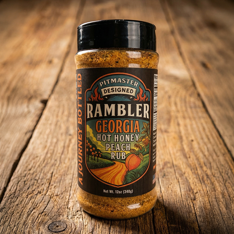 Rambler BBQ | Georgia Hot Honey Peach Rub
