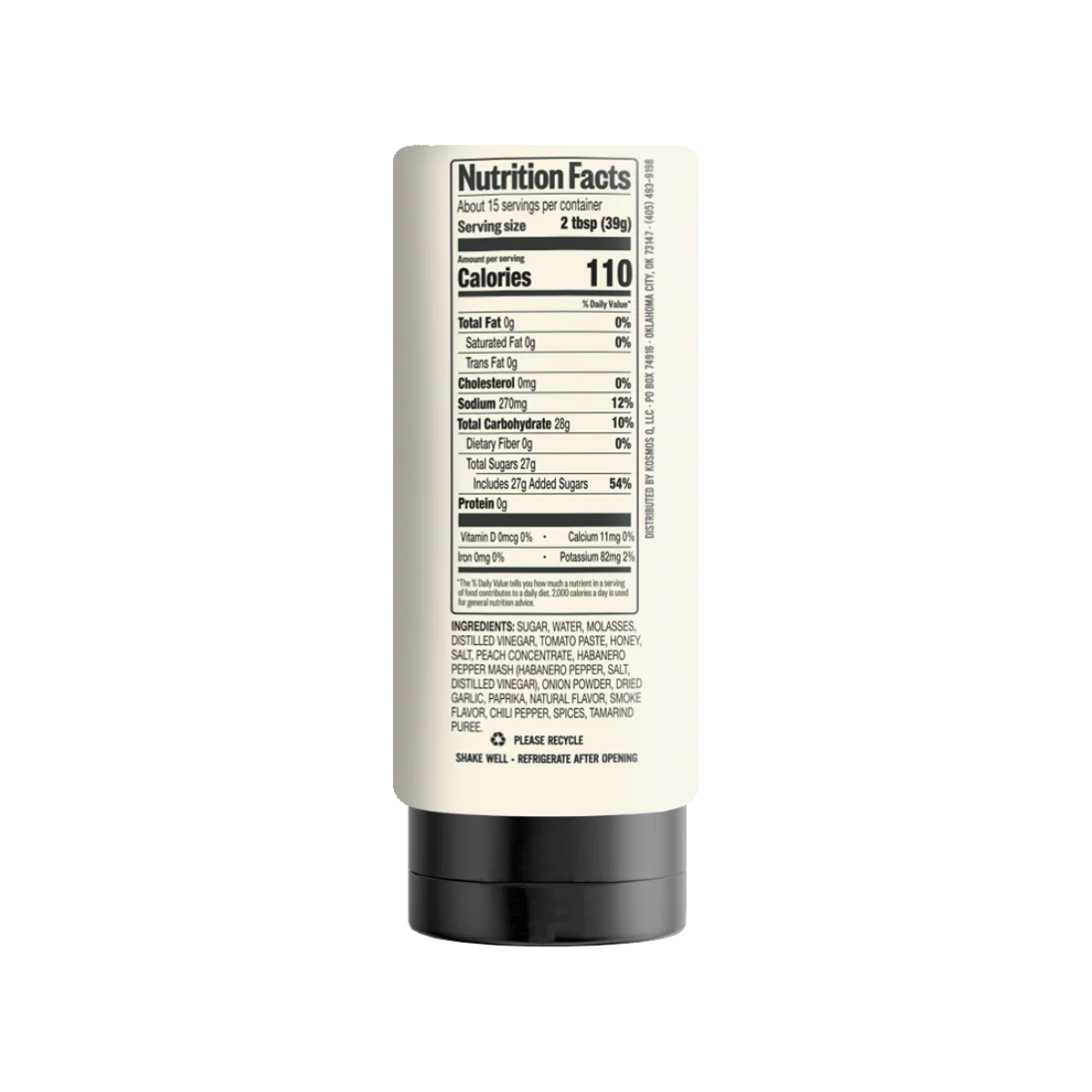 Kosmos Q | Peach Habanero BBQ Sauce - New Size!