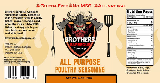 Brothers Barbeque | All Purpose Poultry Seasoning