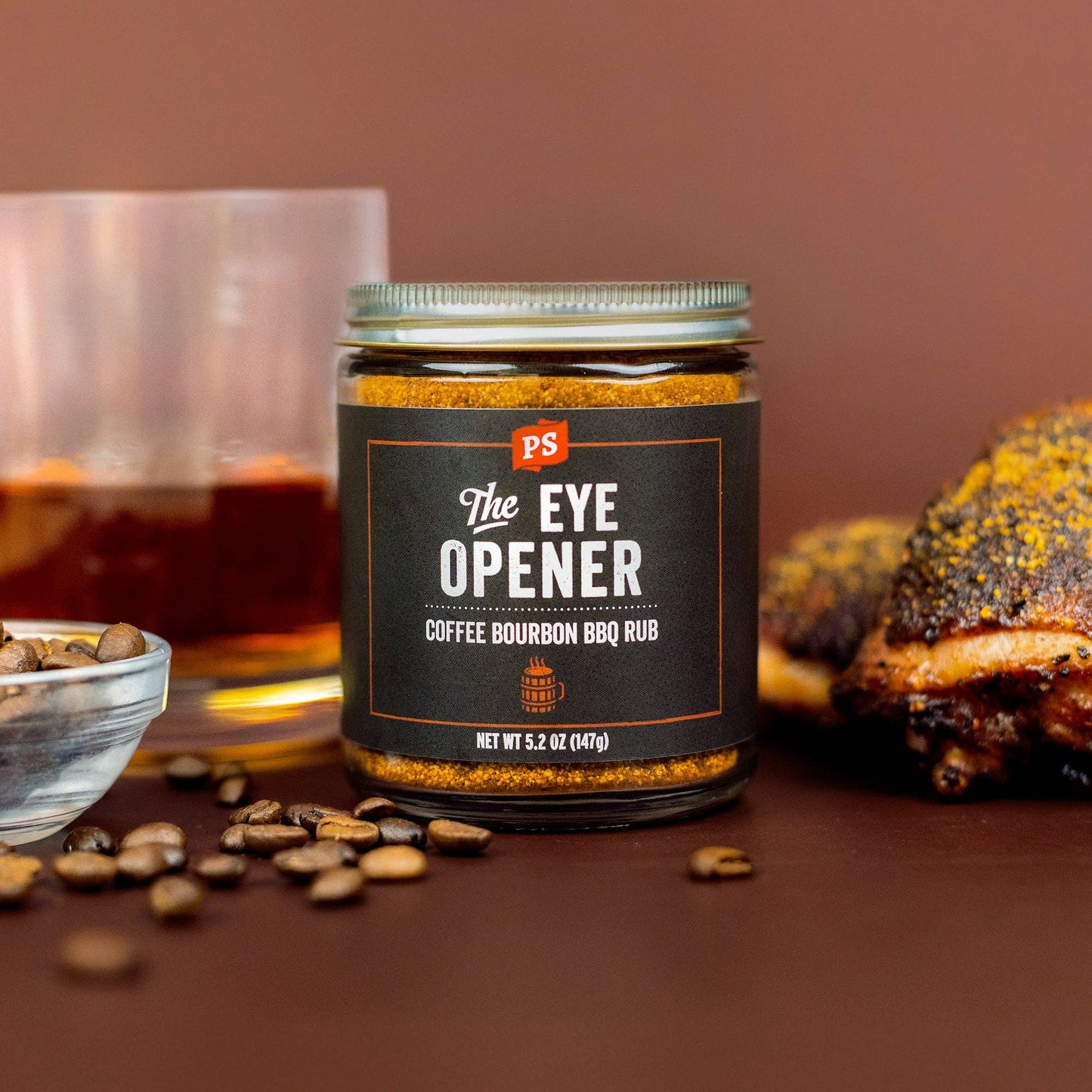 PS | The Eye Opener Coffee Bourbon BBQ Rub