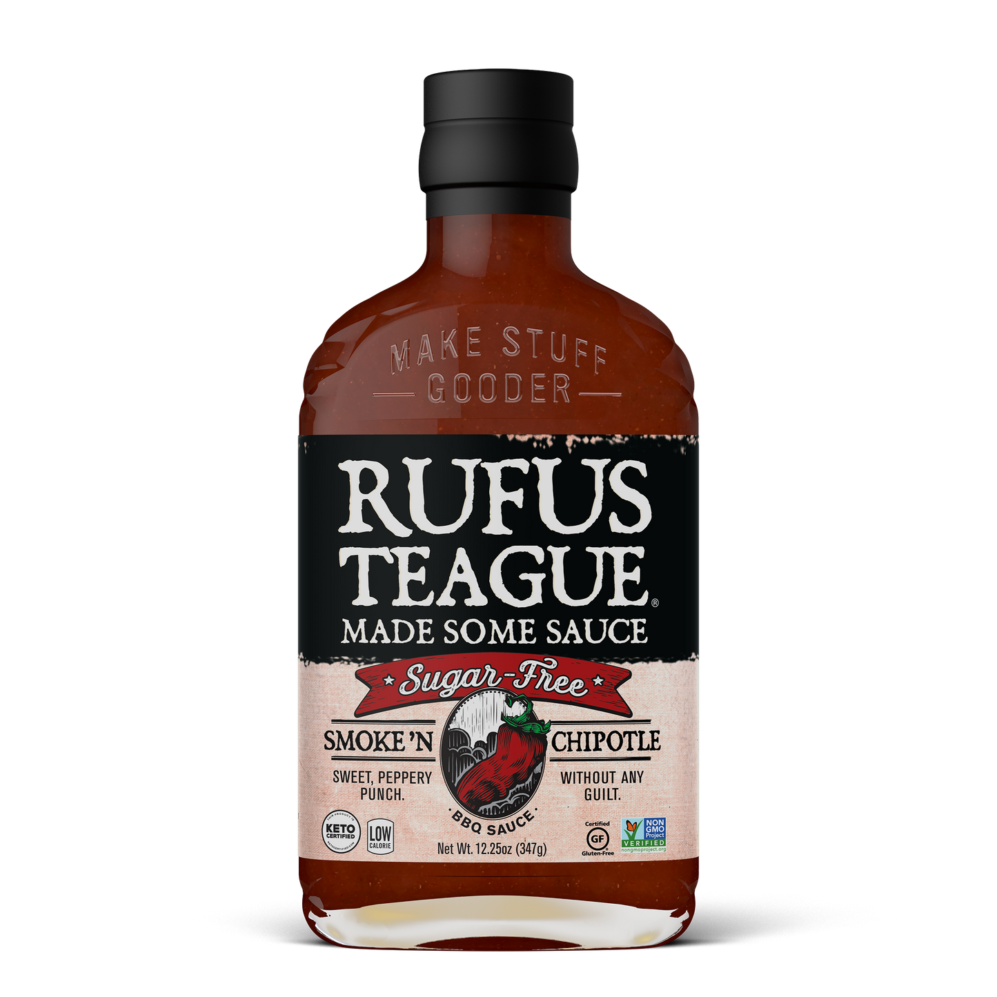 Smoke 'N Chipotle - Sugar Free BBQ Sauce: 12.25oz