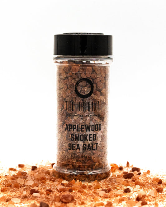 Applewood Smoked Sea Salt: Coarse