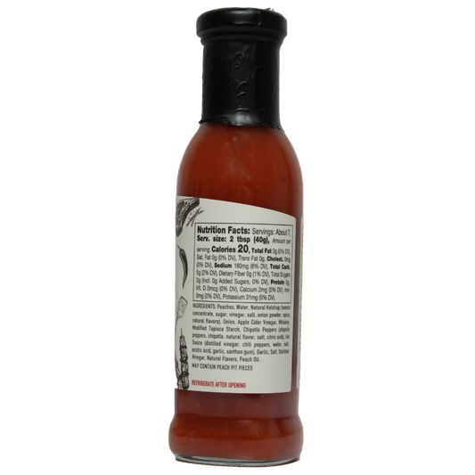 Peaches & Whiskey BBQ Sauce - NEW LABEL