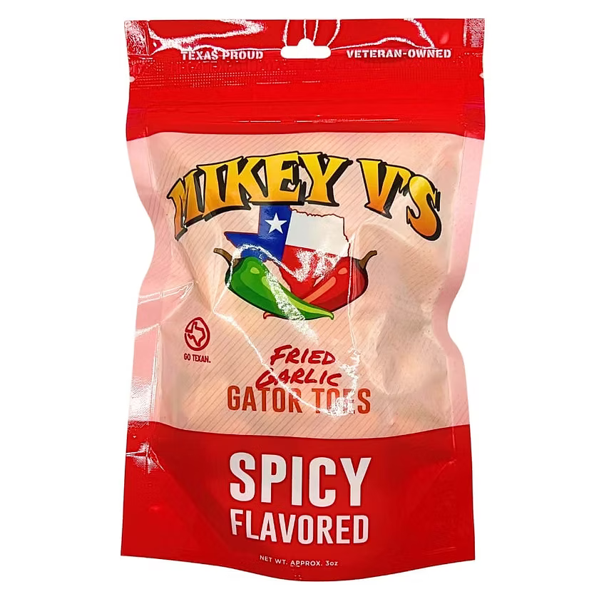 Mikey V'S | Fried Garlic Gator Toes Spicy Flavored