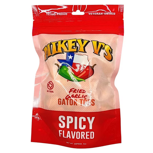 Mikey V'S | Fried Garlic Gator Toes Spicy Flavored