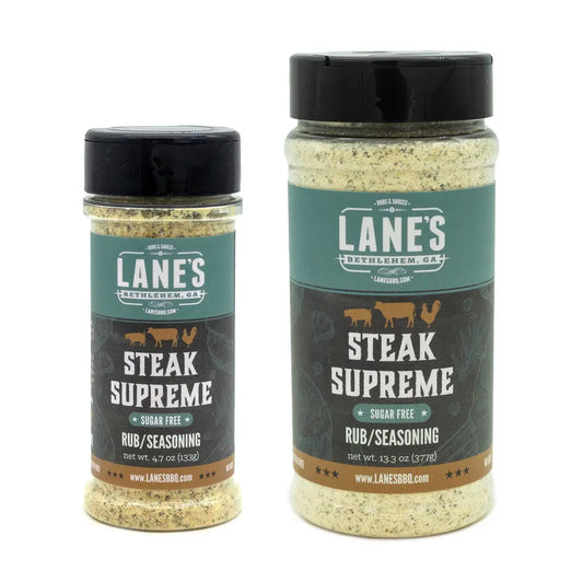 Lane's | Steak Supreme SUGAR FREE Rub & Seasoning: Pitmaster