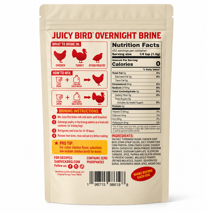 Gabrick | Juicy Bird™ Overnight Poultry Brine