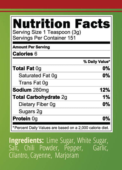 Chili Lime Rub: Small