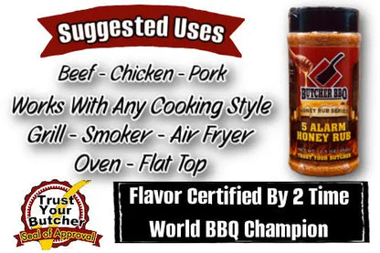 Butcher BBQ | 5 Alarm Honey Rub