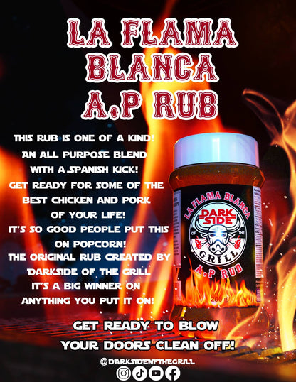 Darkside of the Grill | La Flama Blanca All Purpose Rub with a Spanish Kick