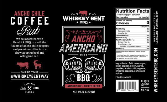 Ancho Americano - Ancho Chile Coffee Blend by Whiskey Bent