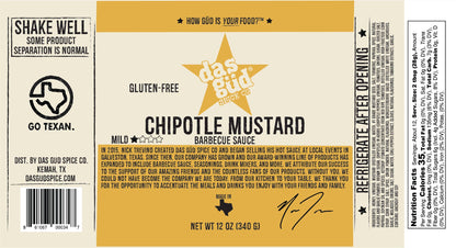 Das Güd Spice Co. | Chipotle Mustard Barbecue Sauce
