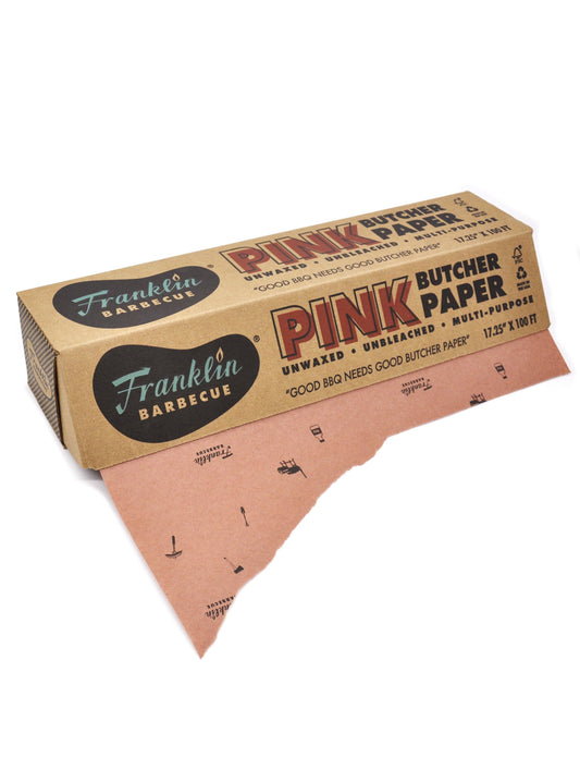 Pink Franklin Barbecue Butcher Paper