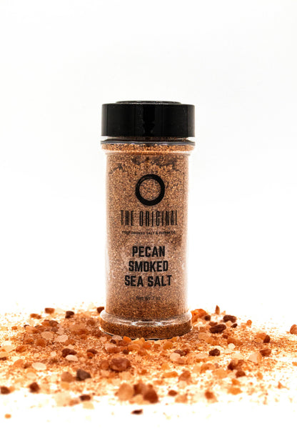 The Original Cold Smoked Salt and Pepper | Pecan Smoked Sea Salt Coarse