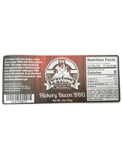 Hi-West | Hickory Bacon BBQ Seasoning