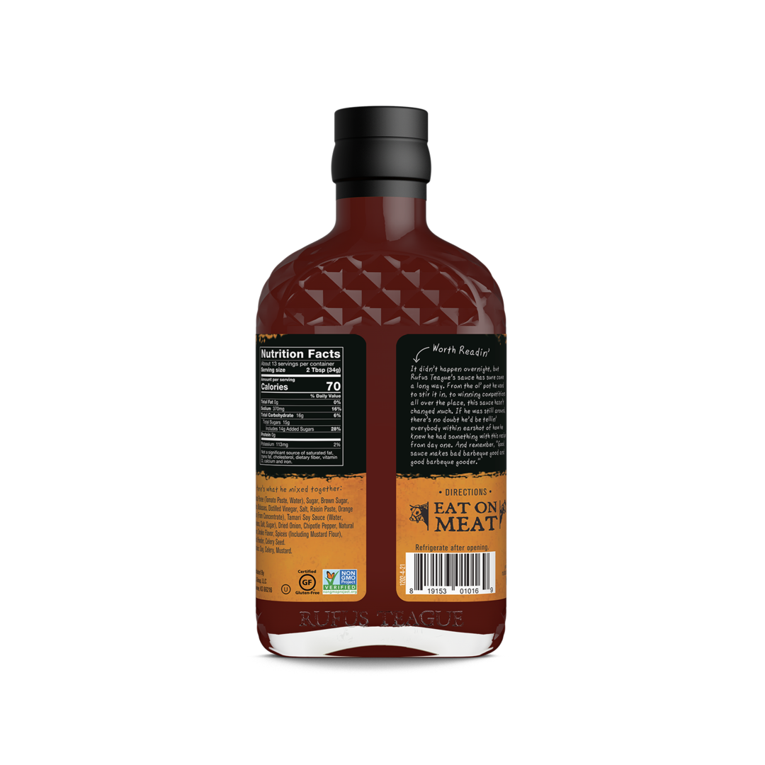 Rufus Teague | Touch O' Heat BBQ Sauce: 15.25oz