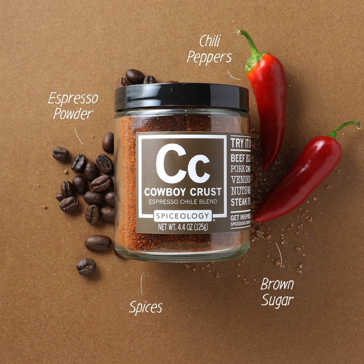 Spiceology | Cowboy Crust Espresso Chile Rub