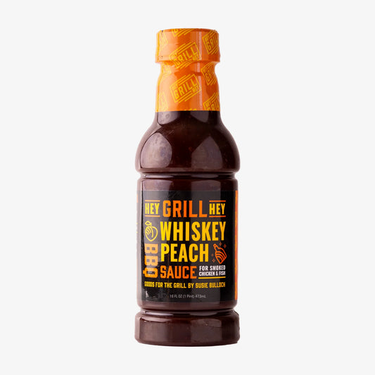 Hey Grill Hey | Whiskey Peach BBQ Sauce
