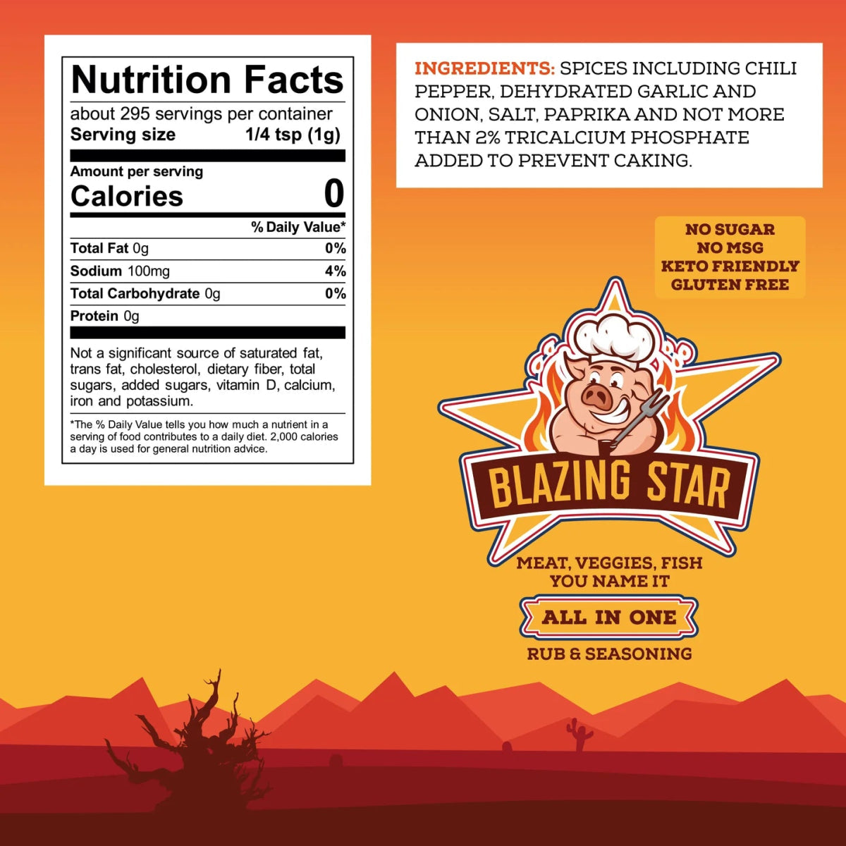 Blazing Star | All In One Seasoning