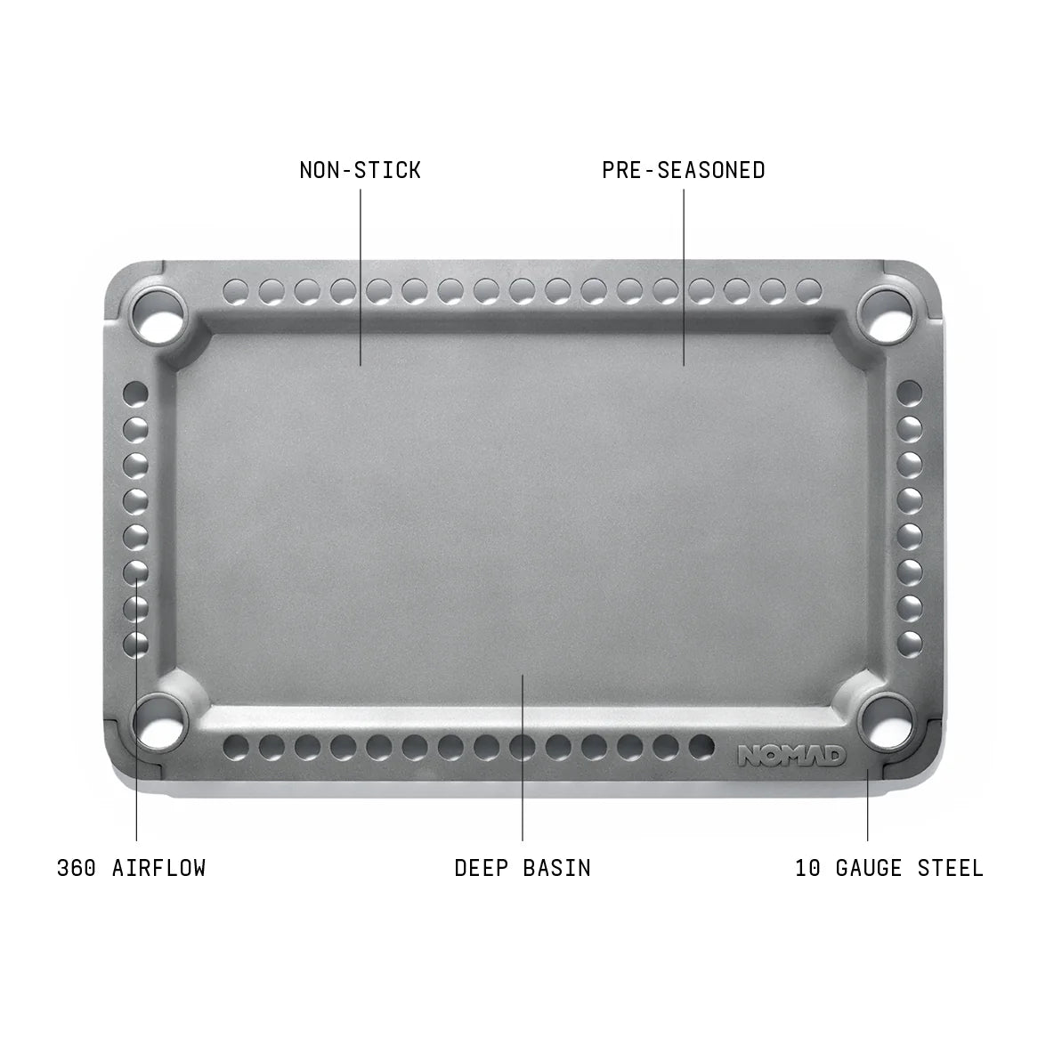 Nomad Carbon Steel Griddle