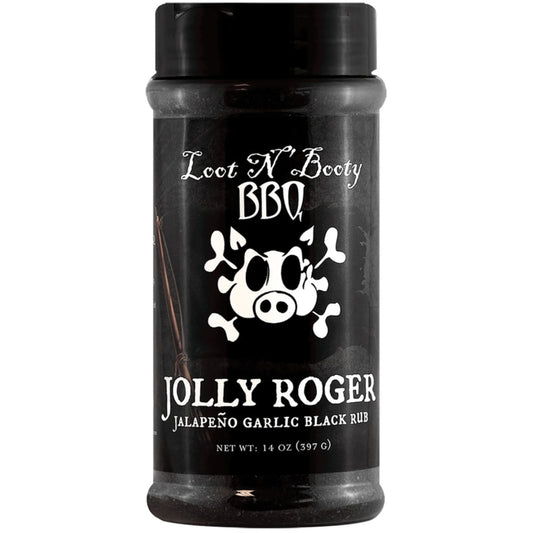 Loot and Booty Jolly Roger Jalapeño Garlic Black Rub