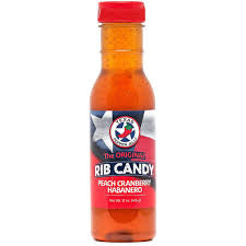 Peach Cranberry Habanero Rib Candy