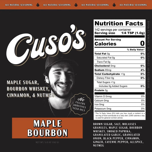 Cuso’s | Maple Bourbon Rub