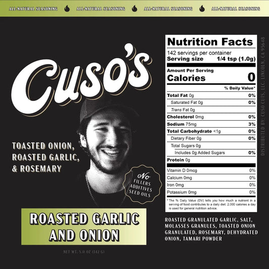 Cuso’s | Roasted Garlic & Onion Rub