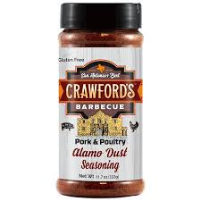 Crawford's Barbecue | Pork & Poultry Alamo Dust