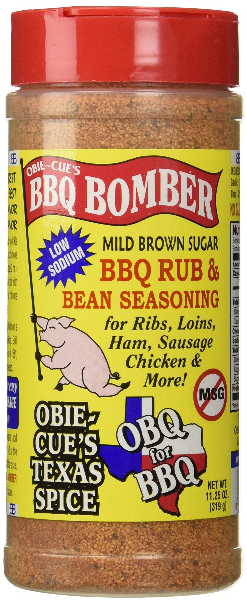 Obie-Cue’s | BBQ Bomber Mild Brown Sugar BBQ Rub & Bean Seasoning