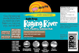 Salt Free Raging River Salmon Rub