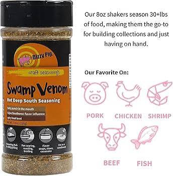 Swamp Venom Hot Deep South Seasoning