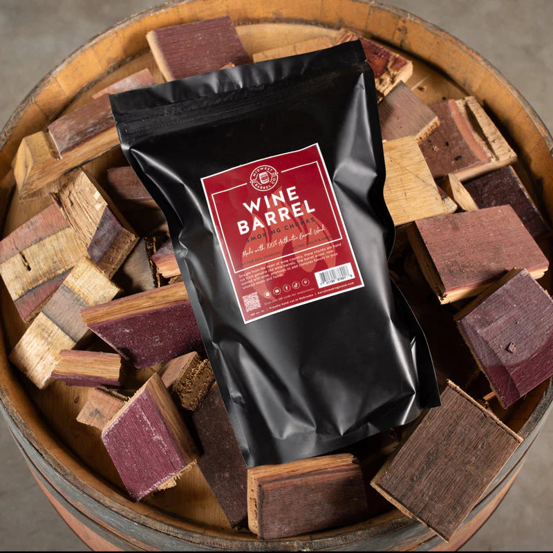 Red Wine Barrel BBQ Smoking Wood Chunks