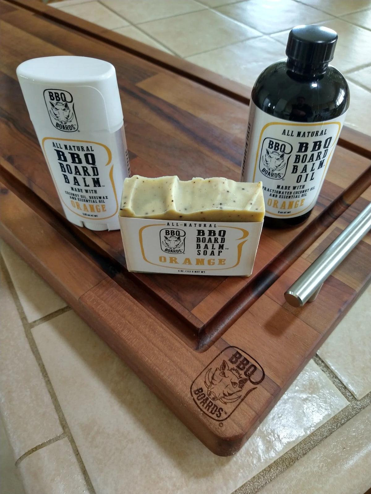 BBQ Boards | Complete Care Package Orange