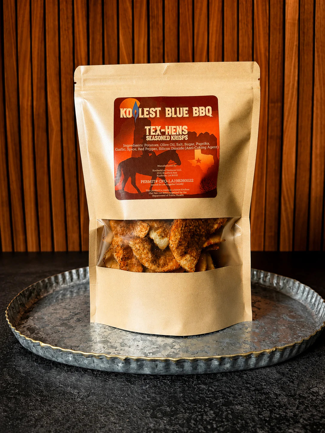 Koolest Blue | Tex-Hens Seasoned Krisps