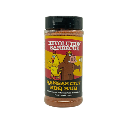Revolution BBQ | Kansas City BBQ Rub 100% Natural Gluten Free GMO Free