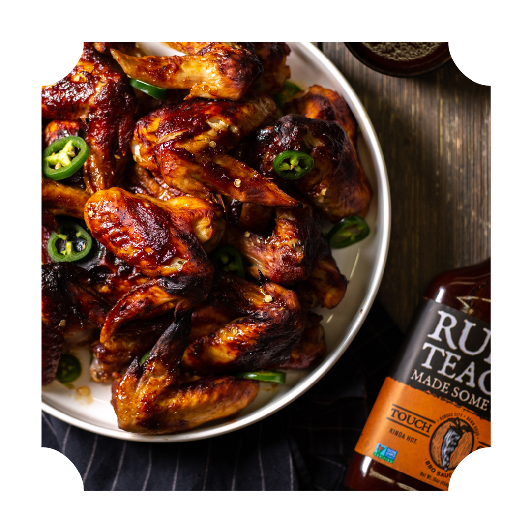 Rufus Teague | Touch O' Heat BBQ Sauce: 15.25oz