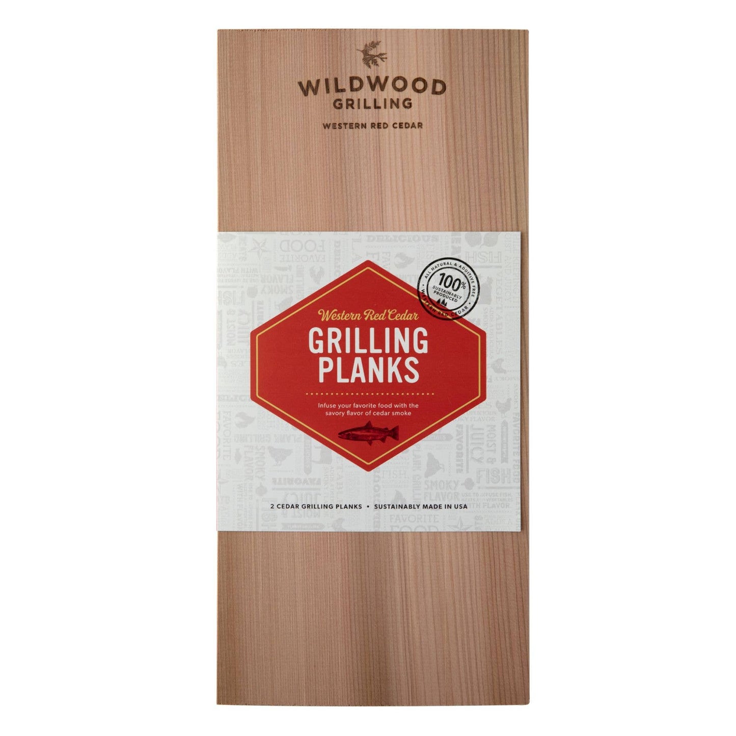 Wildwood Grilling | 2-Pack of  5"x11" Grilling Planks (6 Flavors Available): Cherry